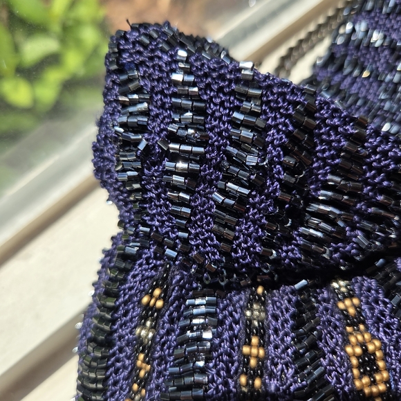 MARY FRANCES Vintage Beaded Purse - Picture 8 of 10